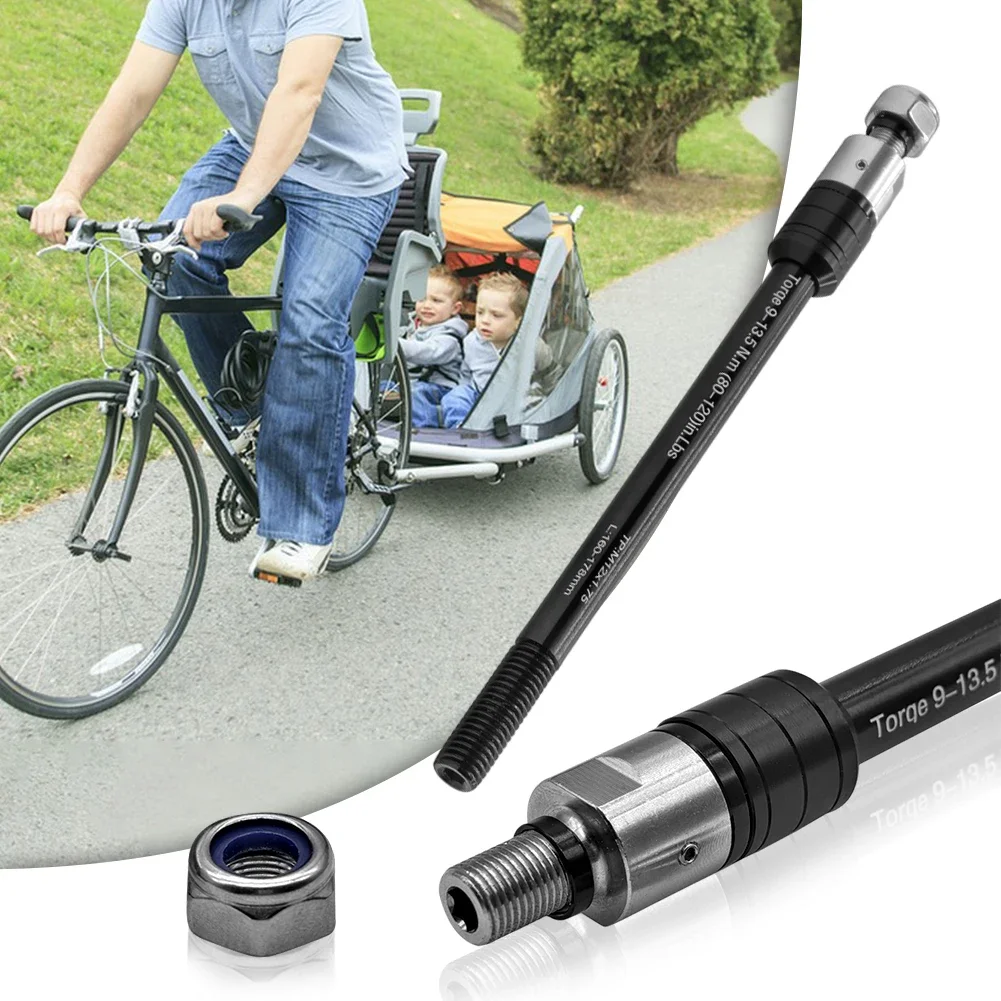 

Bicycle Trailer Thru Axle 160-178mm Cargo Trailer Kid Trailer Thru Axle Bike Trailer Hitch Axle Bike Accessories