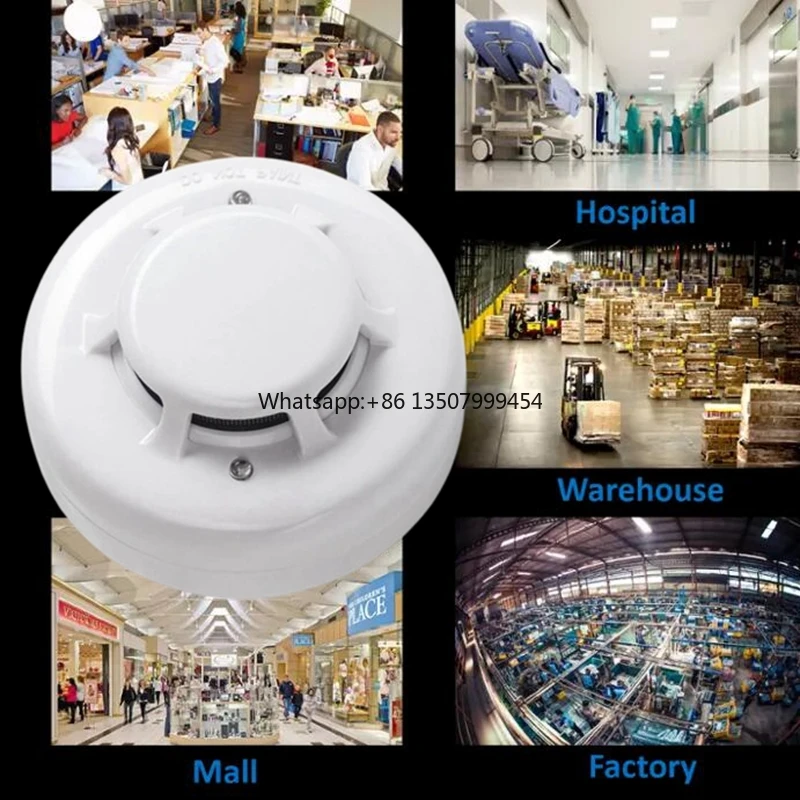 China 2 Wired Alarm China Wired Optical Smoke Detector China Hard Wired Smoke Detectors