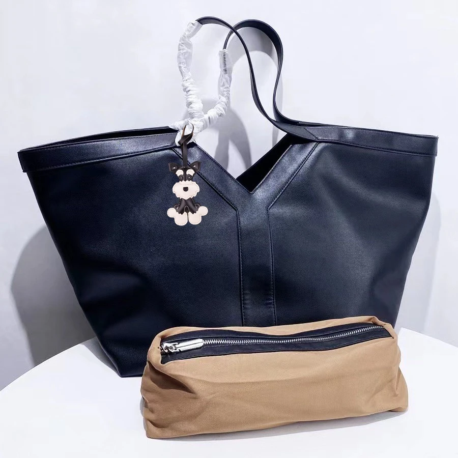 

Fashion Large Capacity Tote Bag 2025 New Commuter Shoulder Bag Eco-friendly Pu High-end Casual Commuting Women Shoulder Bag