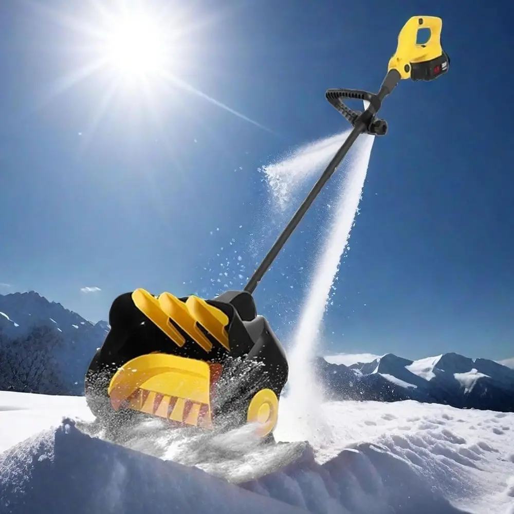 

21V Cordless Rechargeable Sweeper with Nylon Bristles, ABS Battery, 41cm Sweep Width