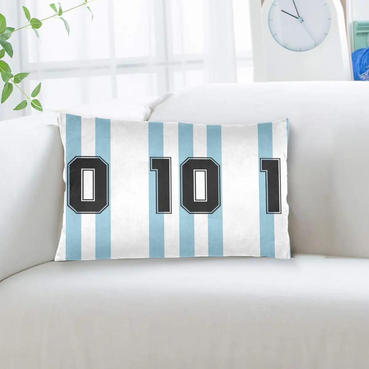 Diego Legends 10 Maradona Argentina Soccer Rectangle Pillowcase Cushion Cover Decor Bedroom Bed Home Comfort Throw Pillow