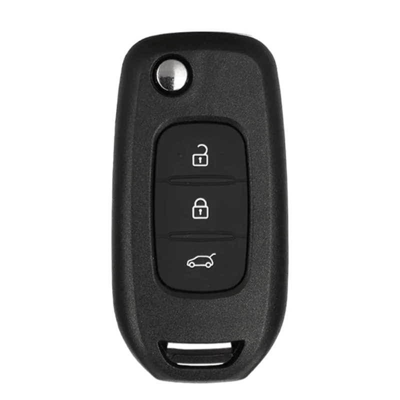 Kunci Remote Control Mobil Lipat 3 Tombol untuk Renault Megane 3 NSN14 Bilah Kunci PCF7961M 4A Chip 433Mhz