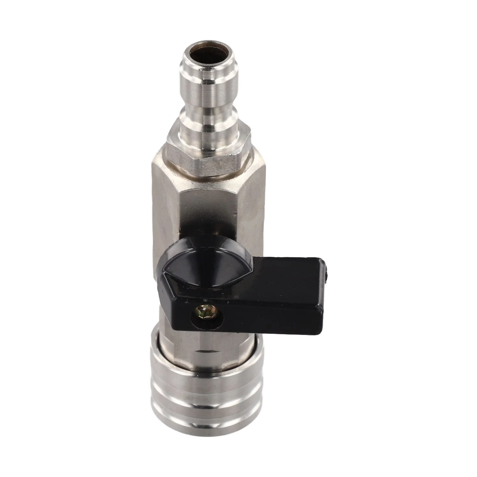 for Quick Connect Stainless Steel Ball Valve for Pressure Washers Handles Up to 4000 PSI Leak Prevention Raw Tape Provided