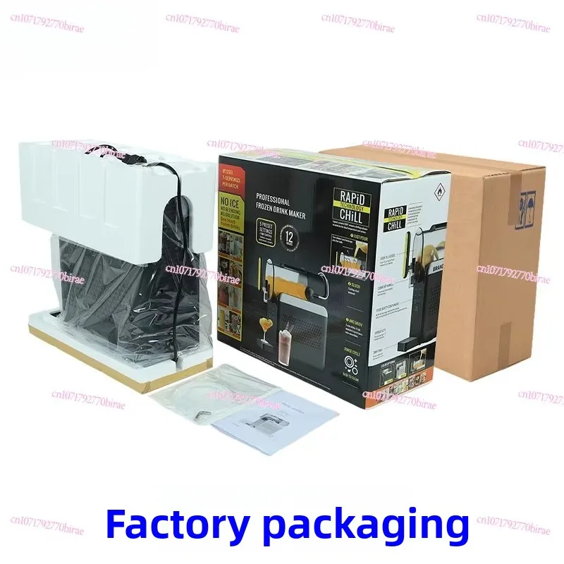 240W Snow Melt Machine 2.0L Snow Melt Machine Milkshake Touch Screen Countertop Smoothie Machine Ice Cream Machine Cold Drink 6