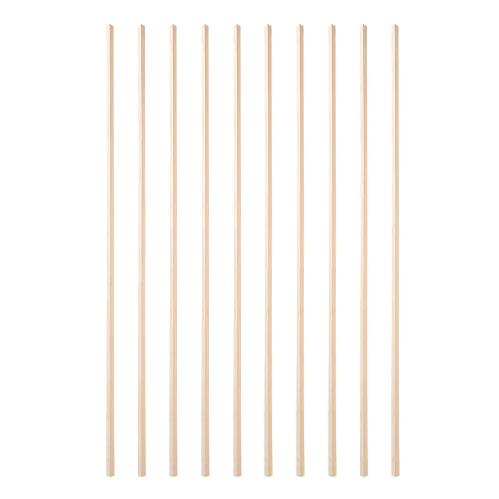 

12Pcs Wooden Window Trim 50cm Long Durable Wood Strips DIY Molding Decorative Trim for Window Screen Molding Strip Decor