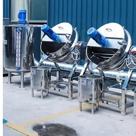 

Промышленная кастрюля из нержавеющей стали, 300 л, электрический чайник с подогревом и рубашкой