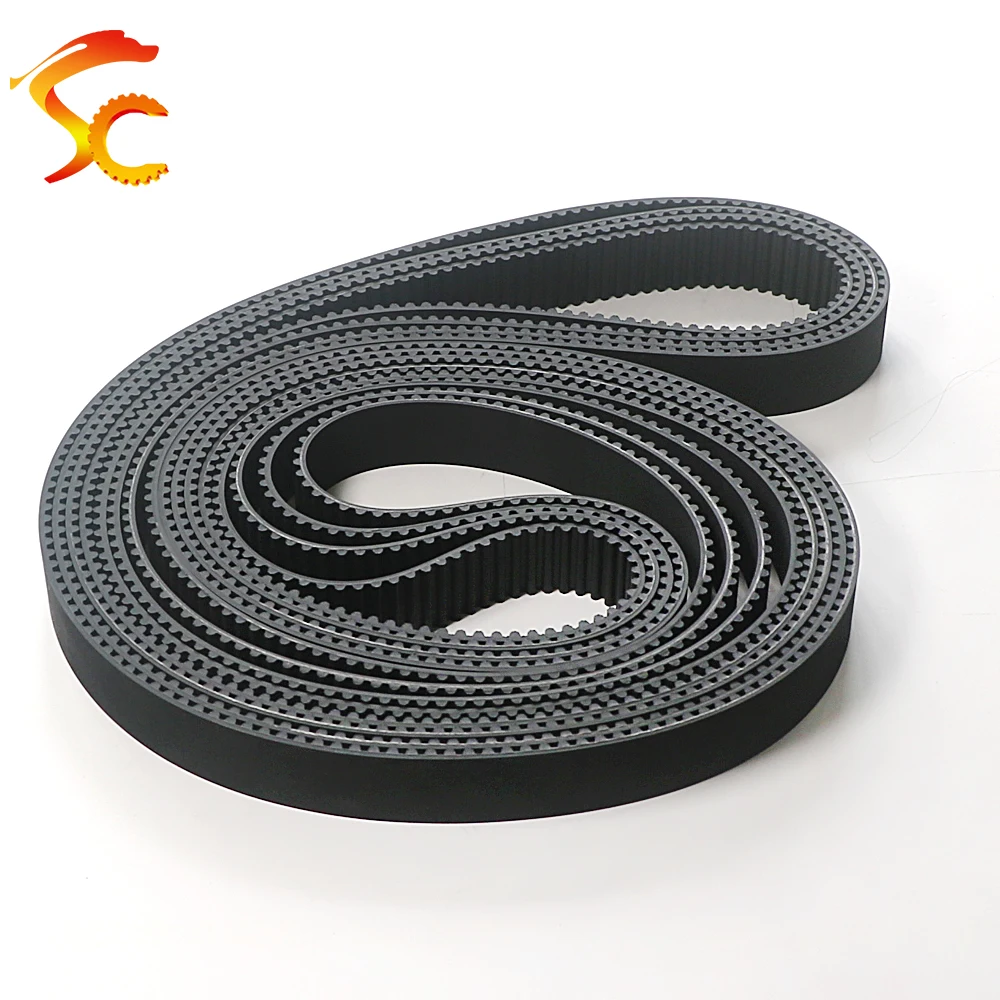 2PCS HTD 5M Timing belt L=1940 1945 2000 2050 2060 2100 2250 2350mm Belt width 10~50mm HTD5M synchronous Belt