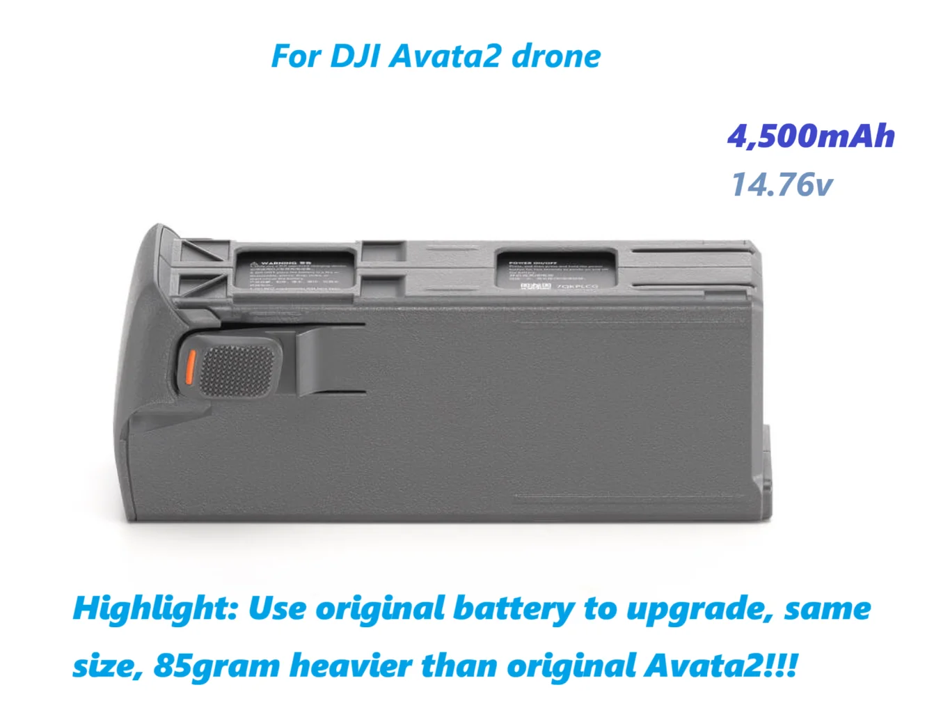 KOULOINE 4300mAh Smart Flight Battery High-Capacity Replacement for Avata2 Long-Lasting Upgraded Accessory