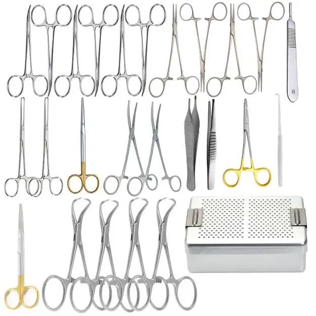 

Best Quality Stainless Steel Veterinary/Dog Spay Surgery Kit / High Quality Surgical Instrument Sets By Brass Surgico