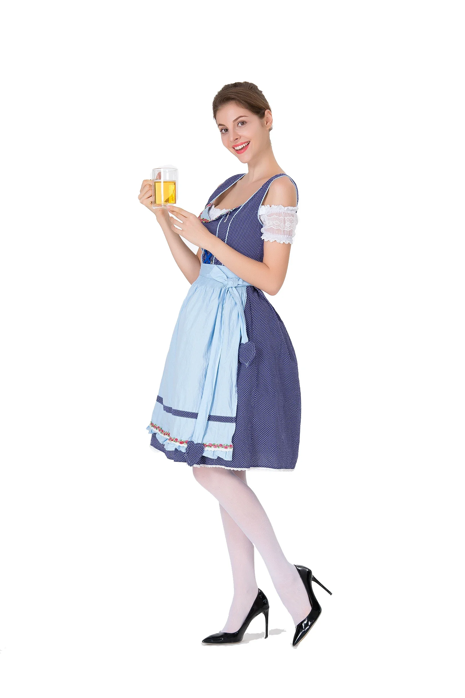 Disfraz de cerveza alemán para adultos, vestido Sexy, uniforme de Cosplay para fiesta de Halloween, Oktoberfest