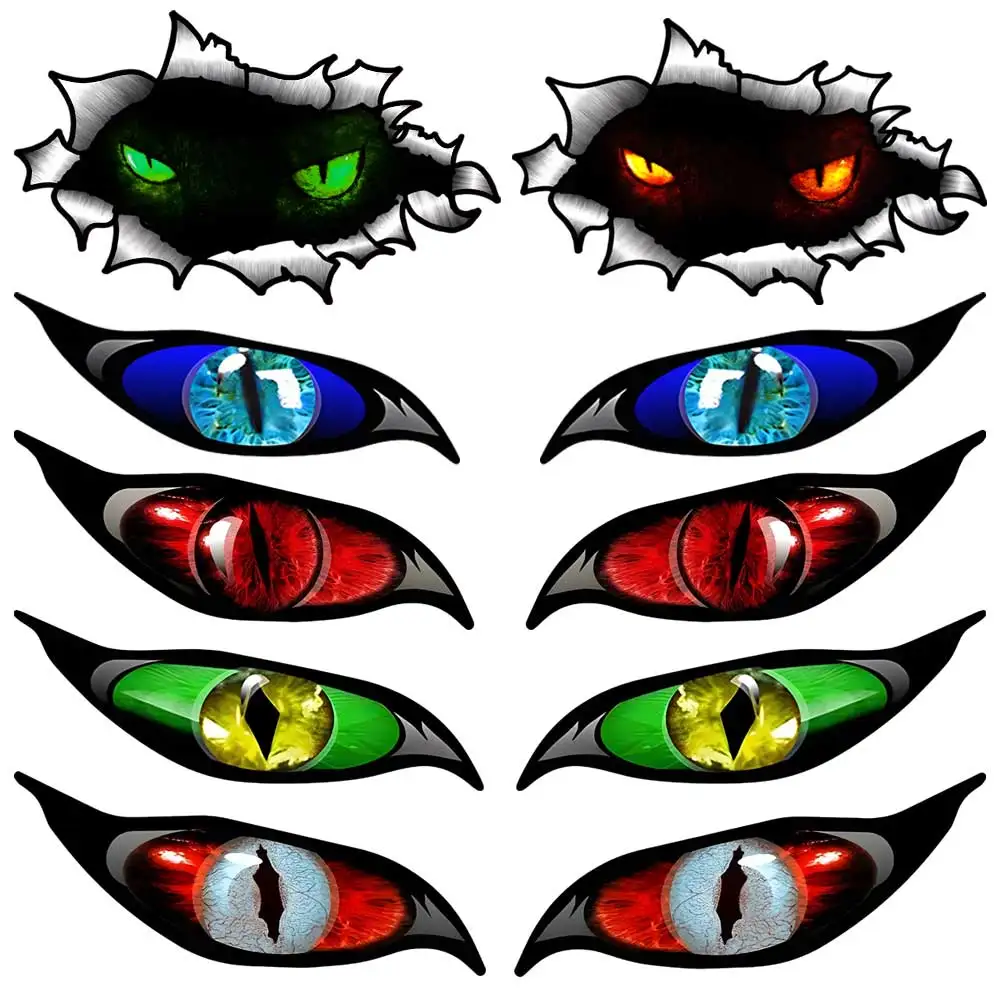 Evil Eye Iron-on Transfer For Clothing DIY A-Level Washable T-shirts Thermal Stickers Zombie Style Patches Appliqued