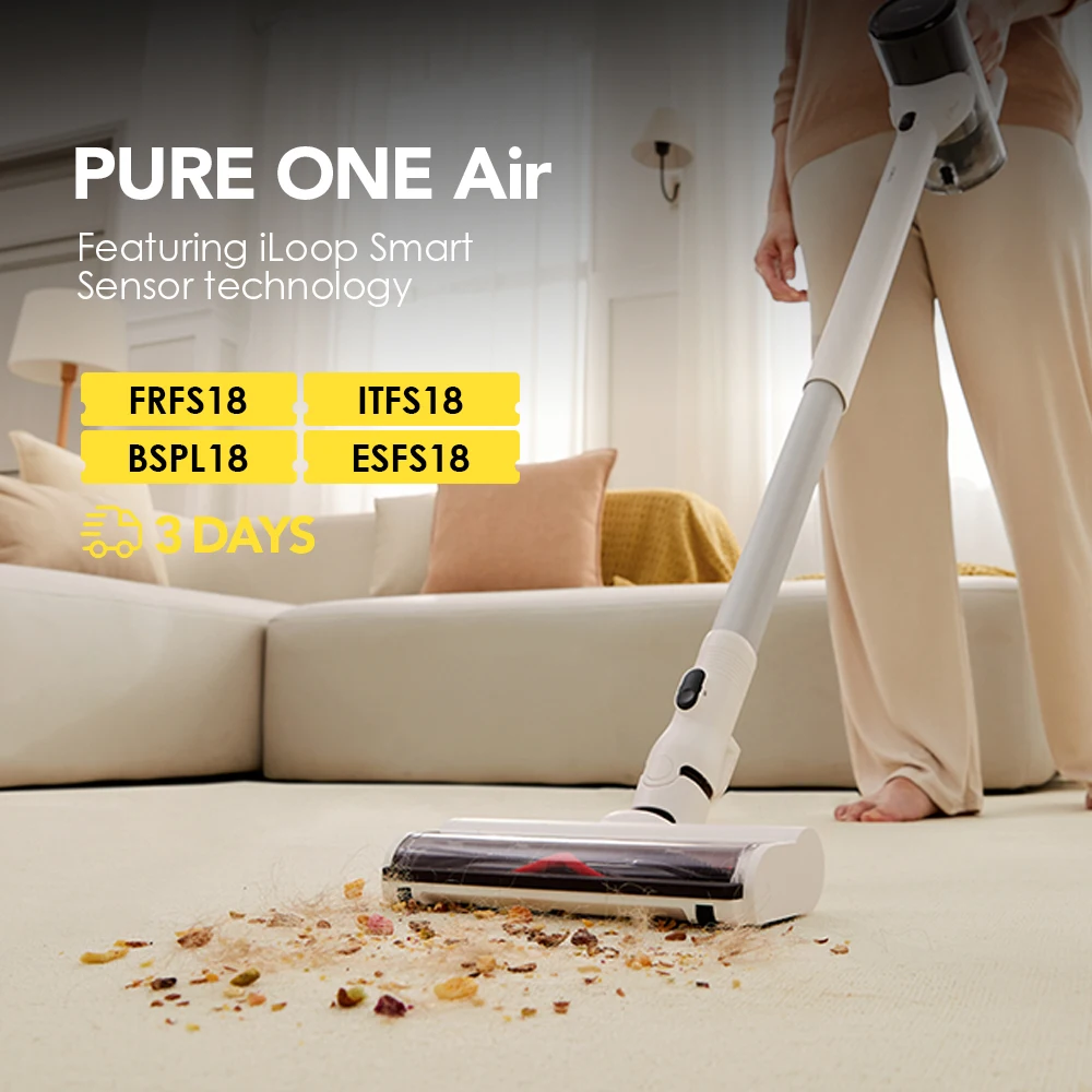 

Tineco Pure One Air Cordless Vacuum Cleaner for Home Mop Super Lightweight Wireless Quiet Powerful Suction Cleaning Machine