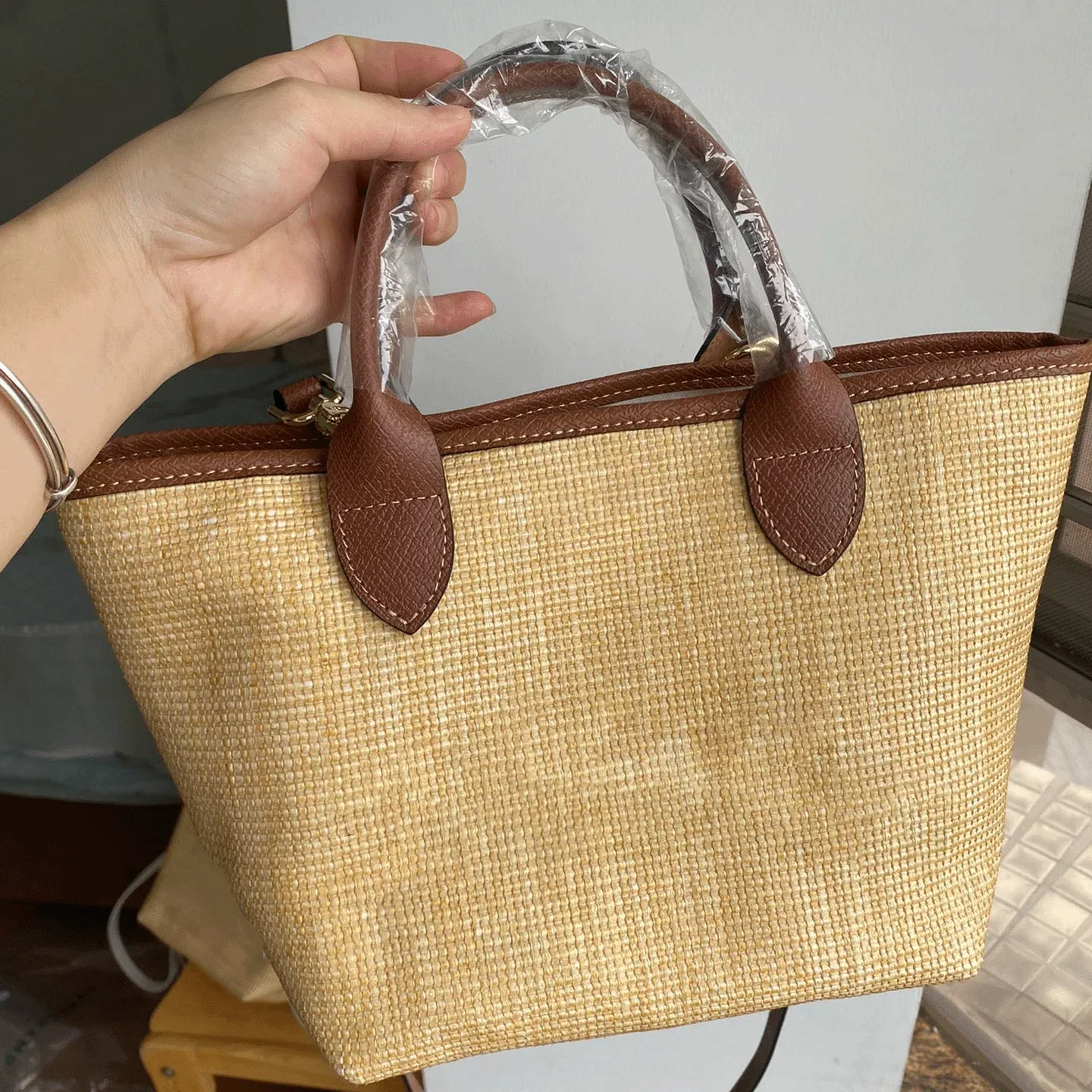 Grote strozak LC Zomer Vrije tijd Luxe designertas Groentemand Vakantie Woon-werkverkeer Handbediende Crossbody Dumpling Bag