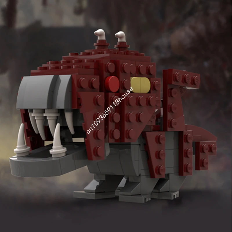 

203 шт. MOC Vaal Hazak Monster Hunter Brickheadz модель строительные блоки образование дети кирпич DIY модульные игрушки рождественские подарки