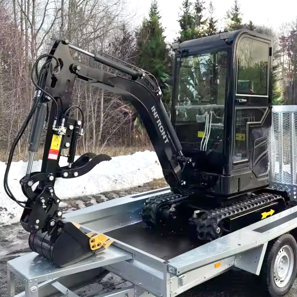 

Бесплатная доставка! Новый дизельный двигатель Kubota CE EPA, большой мини-экскаватор-погрузчик для фермерских работ, 1.3 тонны