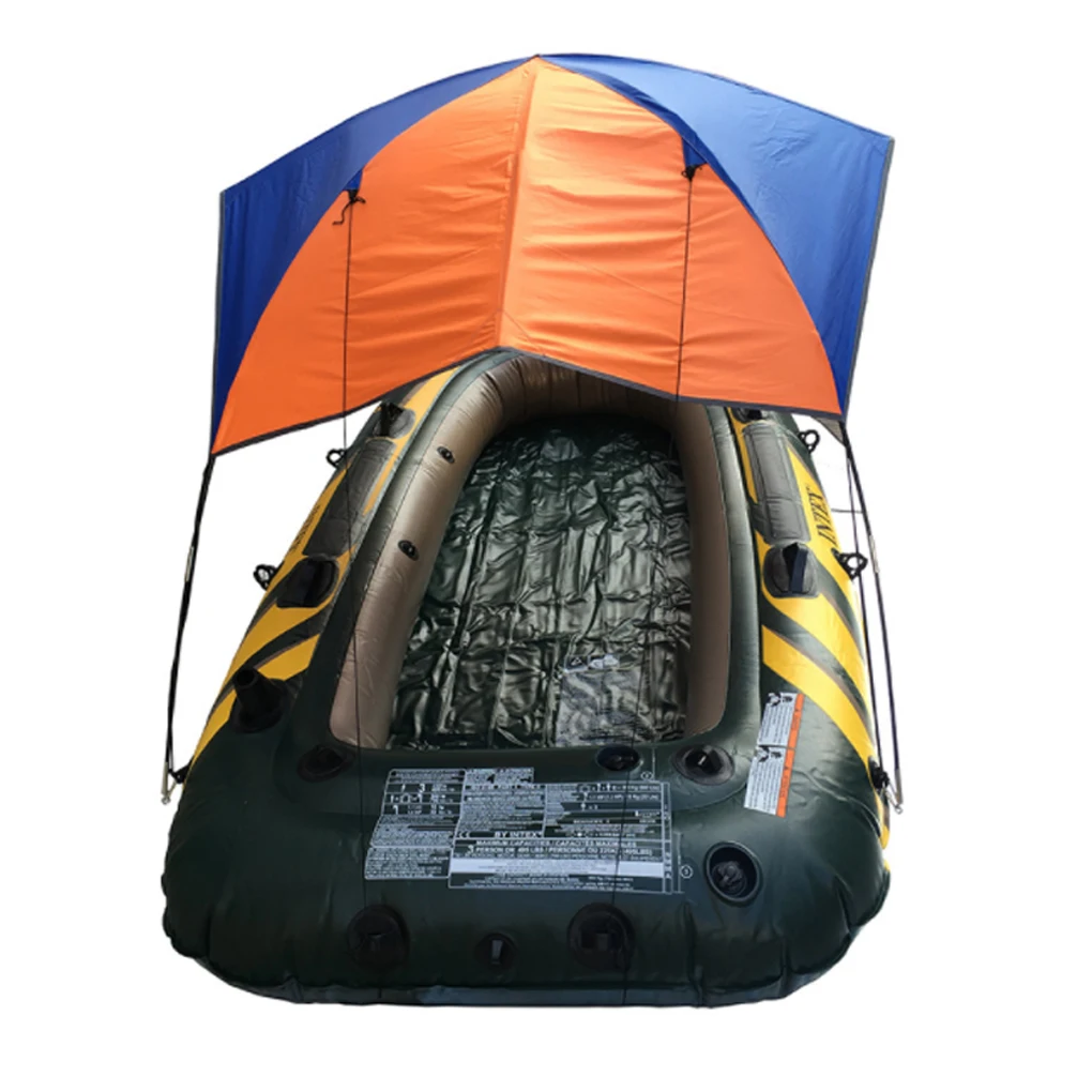 

Kayak Canopy Awning Sunshade Lightweight Wear-resistant Tent Inflatable Boat Accessories for Outdoor Fishing Camping