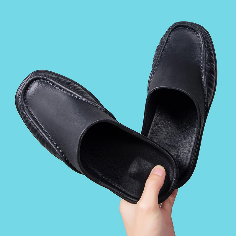 Men EVA Slippers Slip on Flats Shoes Fashion Beach Sandals Home Shoes Size 40-47