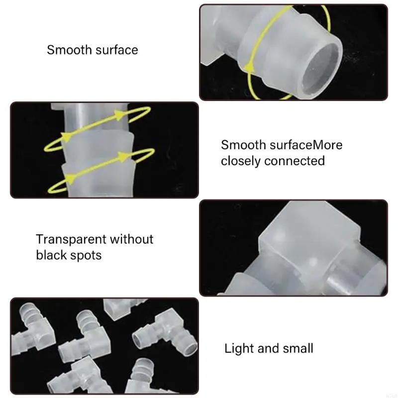 57qf 6pcs -дюймовый шланг BARB 90 градусов локтевой локоть Litting Water Tipe Connecter Легко использовать