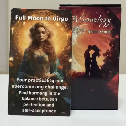 moonology love wisdom oracle cardds English Fortune-telling Tarot Divination Edition Creativity Board Game Deck