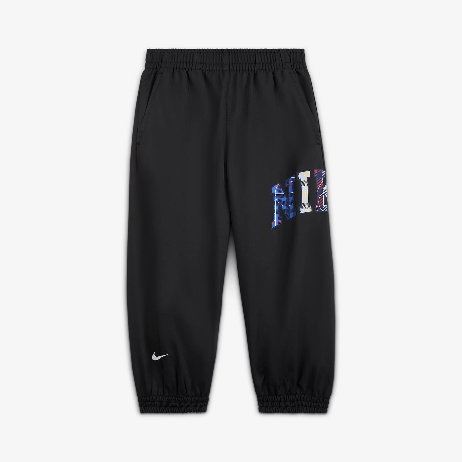 Оригинальные летние спортивные брюки Nike для малышей и детей, зауженного кроя, из тканого материала, модель IO5986-010