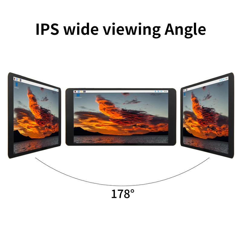 Imagem -05 - Monitor Ips hd Hdmi Compatível para Raspberry pi 3b 4b Console de Jogos Tela Lcd Secundária para pc 5.5 1920x1080