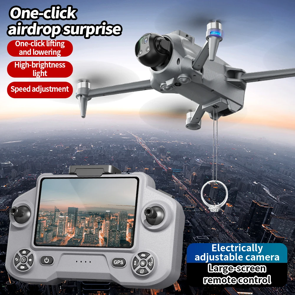 

NEW Original Drone 8K WIFI GPS Professional HD Aerial Photography Remote Control Aircraft HD Dual Cameras Quadcopters Toys