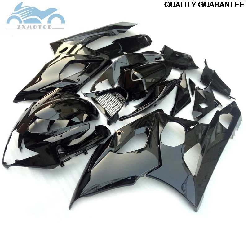 

Full set Fairing kits for Suzuki GSXR 1000 K5 K6 GSXR1000 2005 2006 Fairings kit 05 06 glossy black replace rebuild bodywork