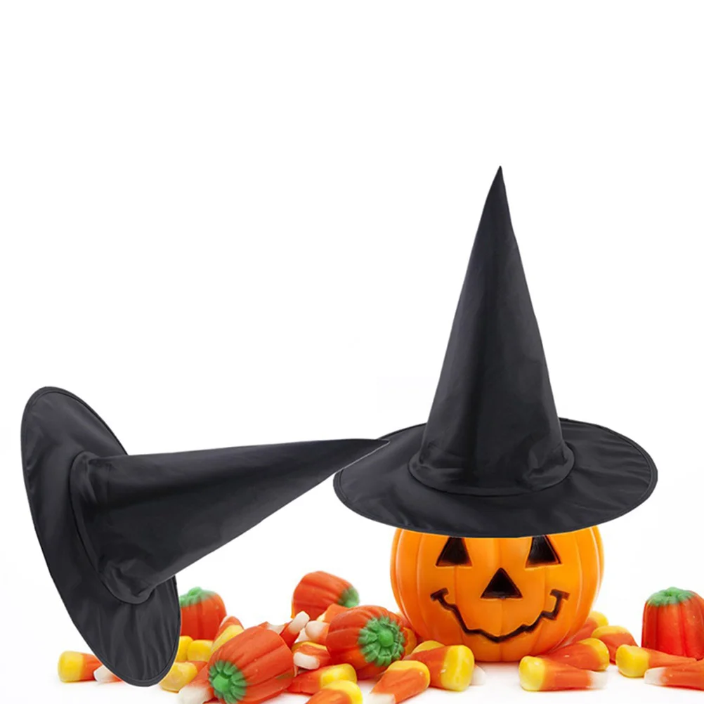

5 Pcs Halloween Witch Hat Festival Decoration Wear-resistant Party Elegant Universal Oxford Cloth Witches