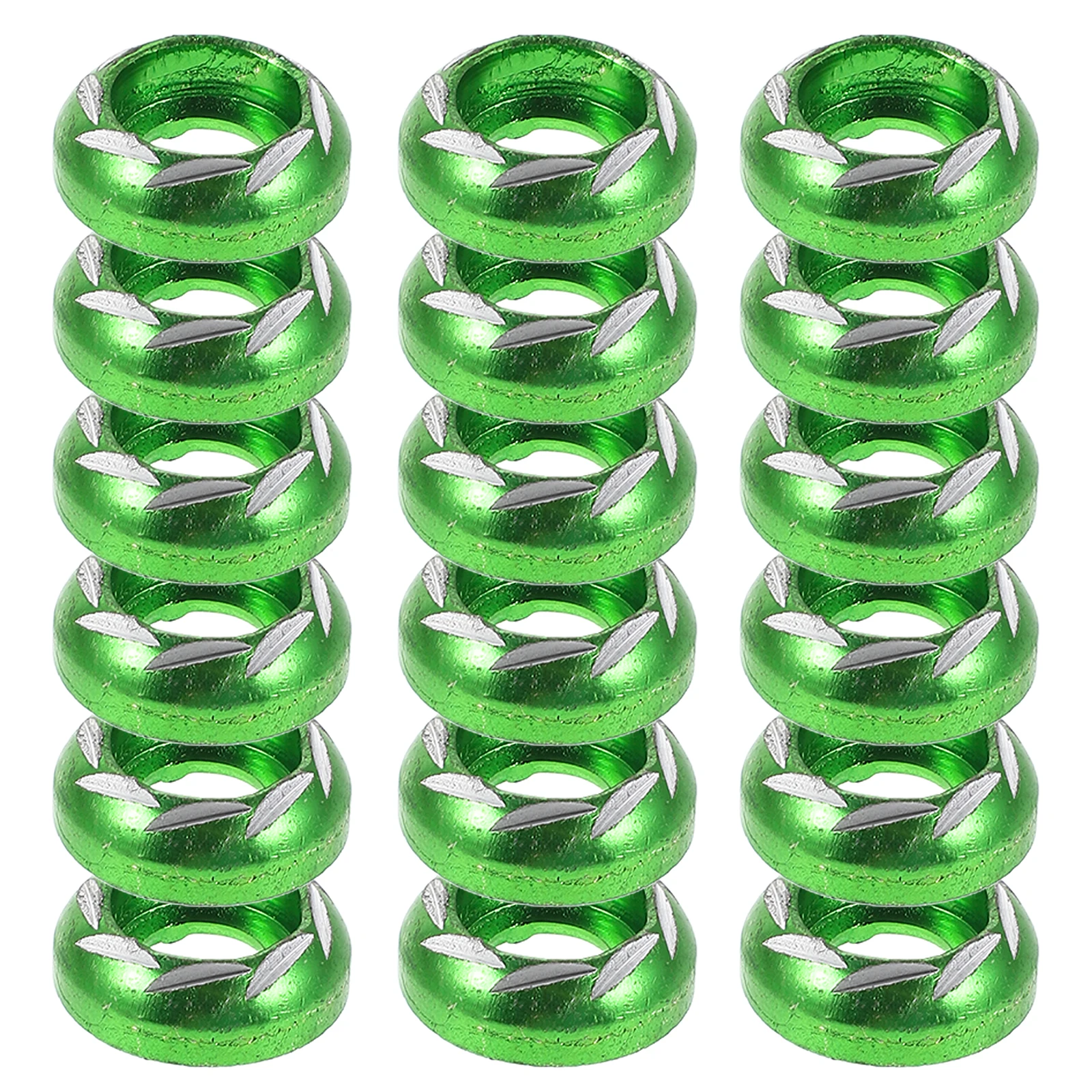 

50 Pcs Motorcycle Screw Gasket Alloy License Plate Washers for Auto Decorative Nuts Aluminum Bumper