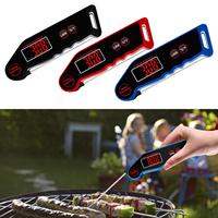 Instant Read Meat for Cooking, Digital Food with Backlight, and Foldable Probe for Deep Fry, BBQ, Grill