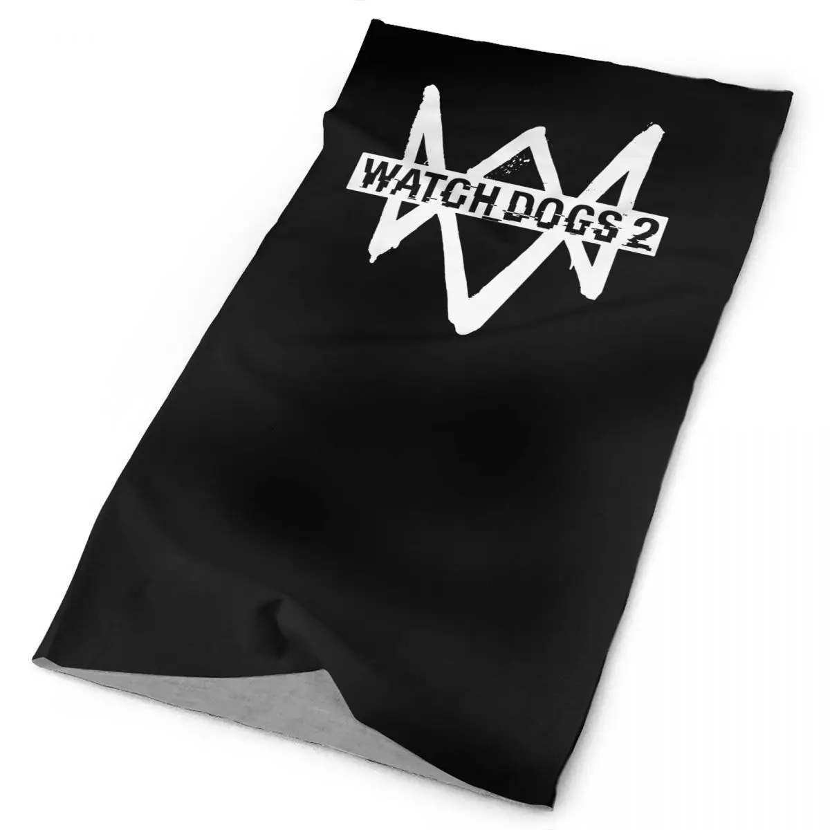 Men and Women's Watch Dogs 2 Logo Lenço Bandana, Máscara Facial, Capa Unisex, Novo, Ps4, Xboxblack, Polainas para Pescoço, Bandana, Novo