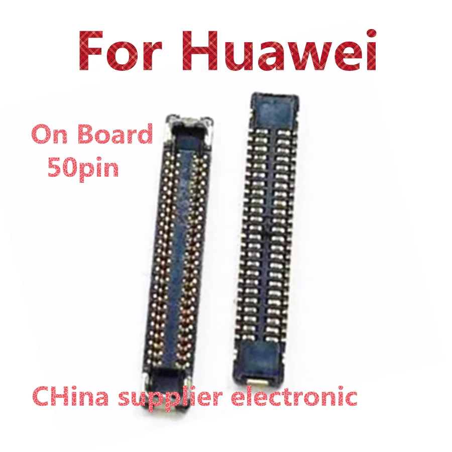 10-100pcs Usb Charger Charging Dock Port FPC Connector Plug For Huawei Mate30 Mate 30 Pro Nova2 Nova 2 5 Plus Nova5 Board 50Pin