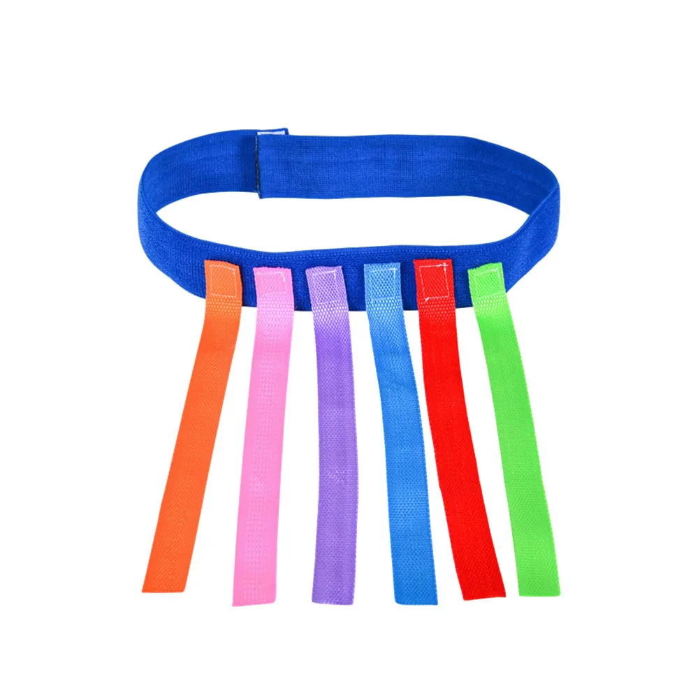 

Набор из 4 игровых поясов с хвостиками для детей, износостойкая ткань Оксфорд, развивающие игры для детского сада и активного отдыха