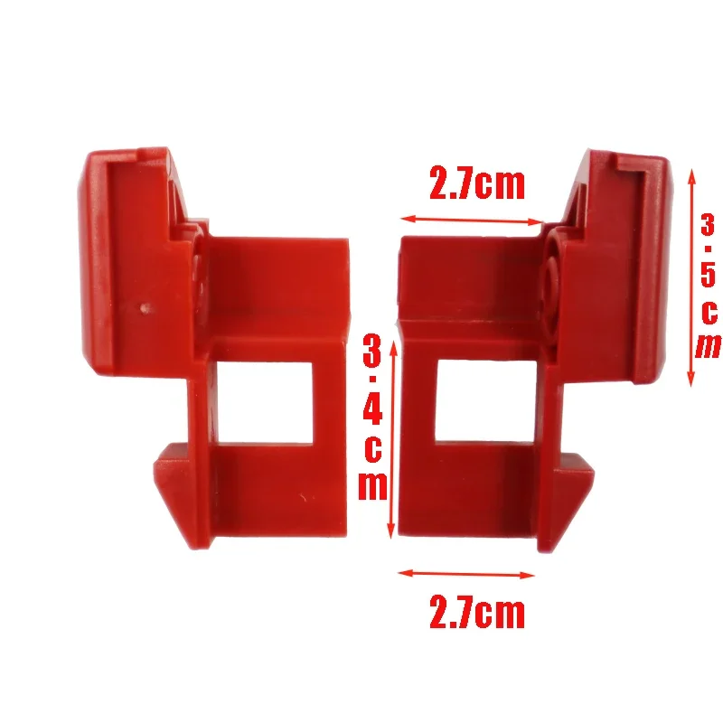 Plastic Parts Lock Key Case Box For Milwaukee 18V Li-ion Battery Fittings Replacement Accessories Spare Parts Module Assembly