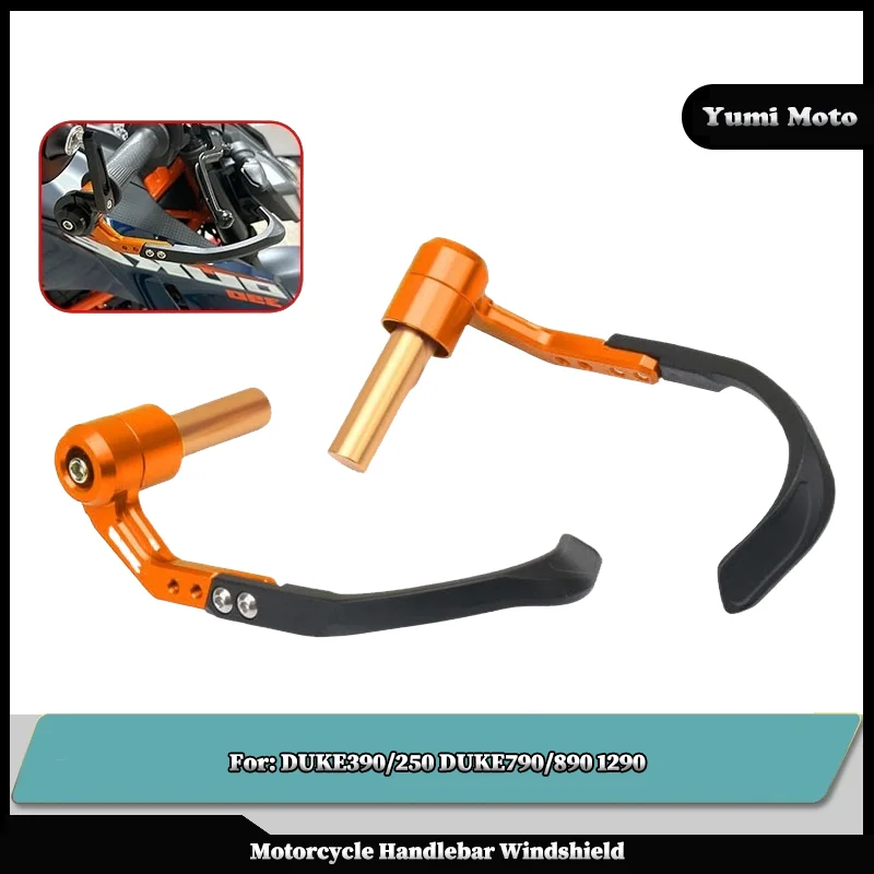 Motocicleta cnc 7/8 "22mm guiador apertos guarda alavancas de freio embreagem guarda protetor apto para ktm duke390/250 duke790/890 1290