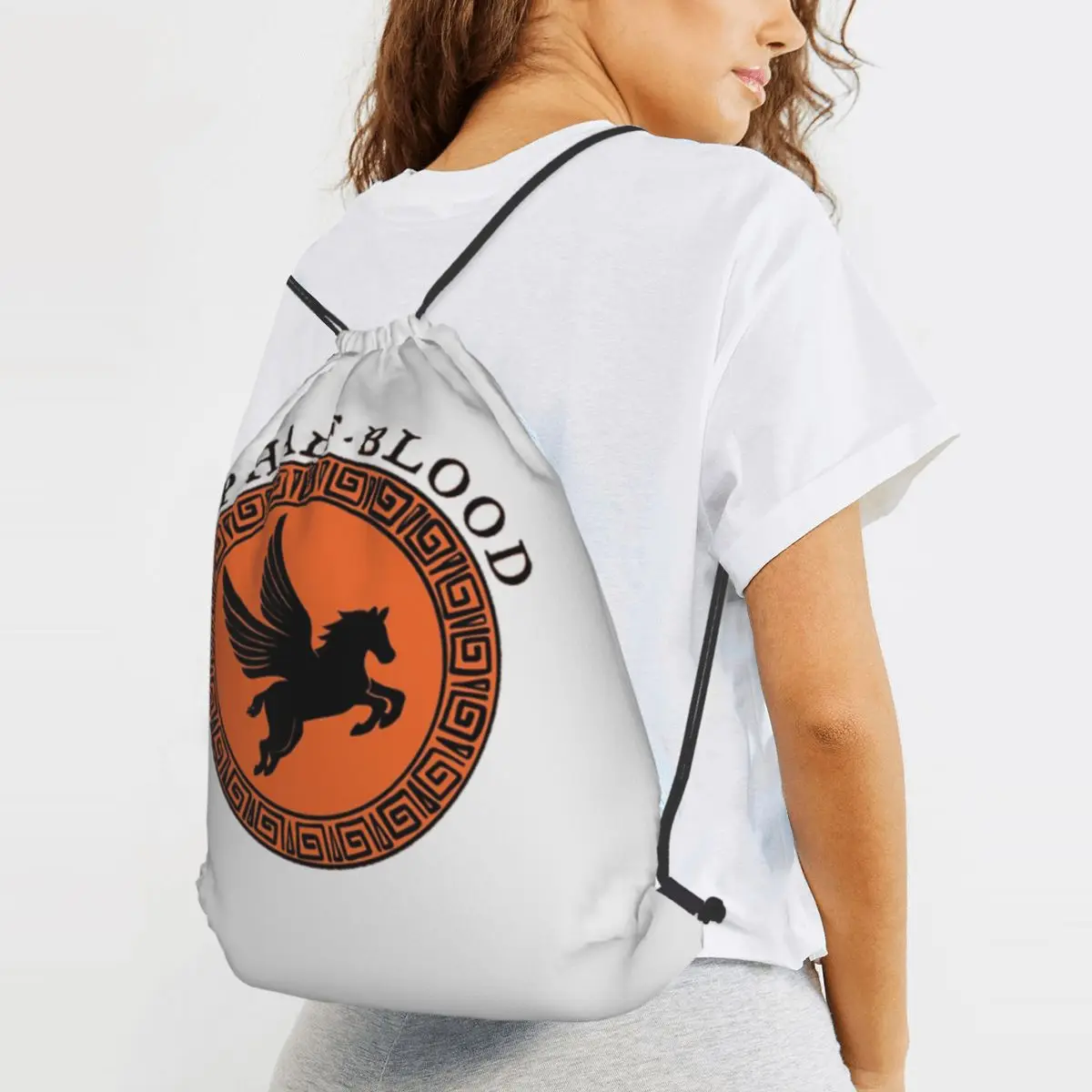 Camp Half Blood, Camp Half Blood Logo Active Backpacks Multi-function Drawstring Bags Storage Bag Book Bags for Travel Students