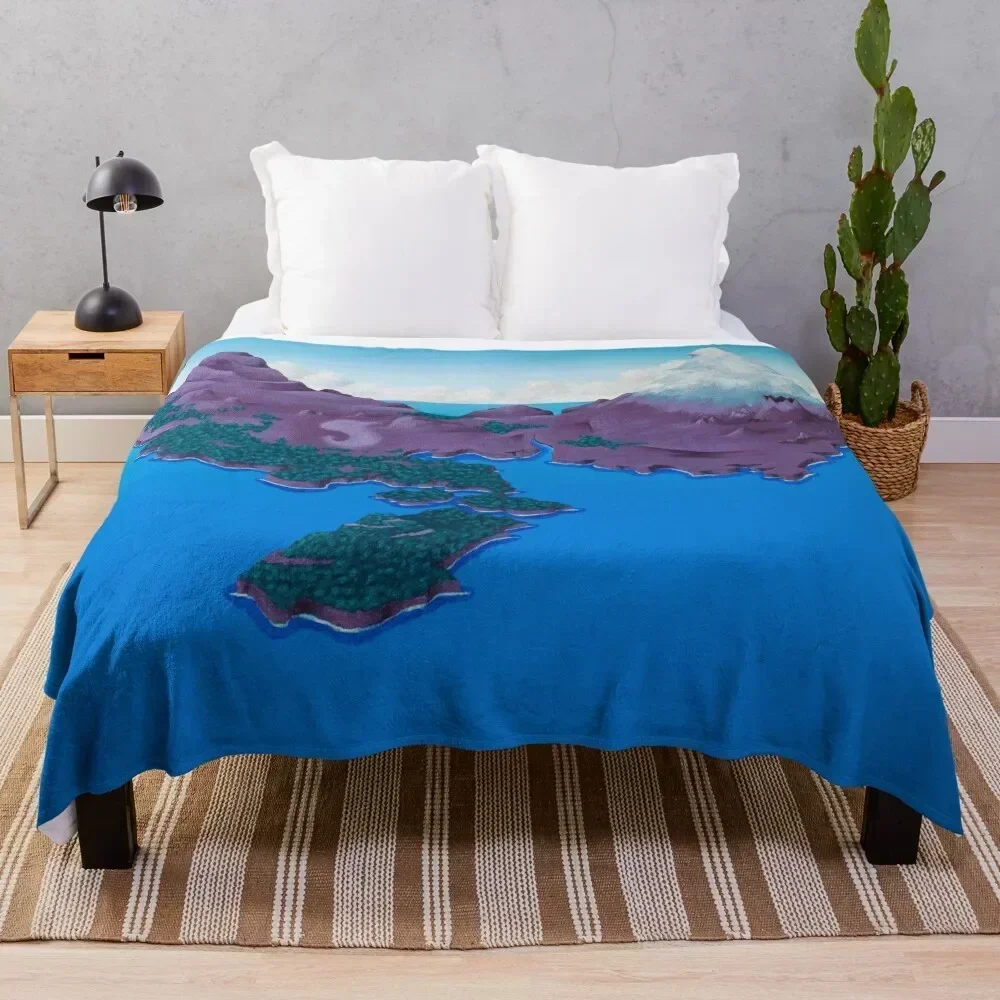 Nowhere Islands Throw Blanket Thins Sofa Quilt Blankets