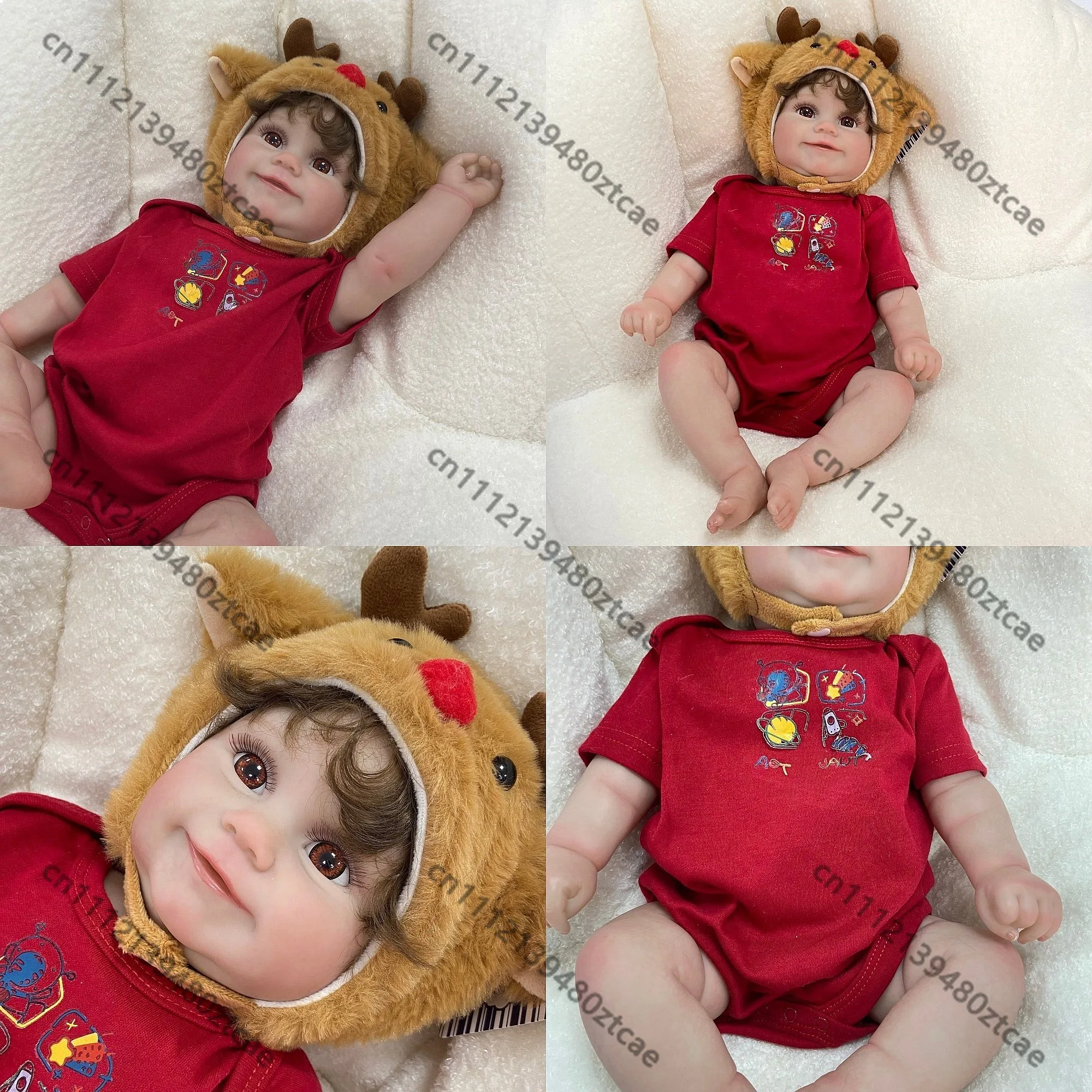 

Cross-border Reborn Baby Doll Full Silicone Realistic Girl Toy Companion Gift