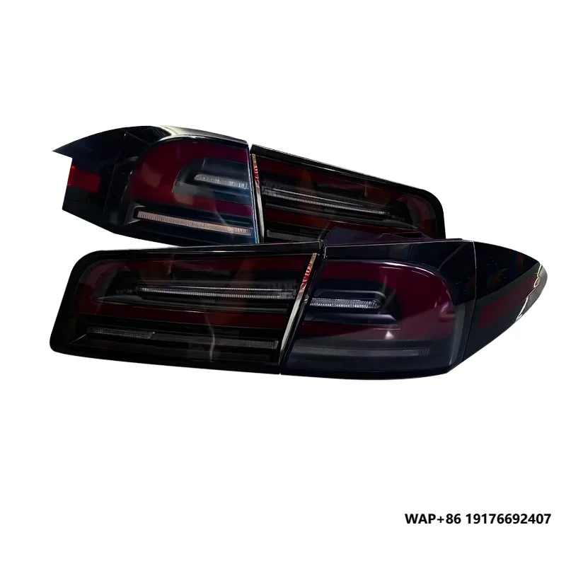

For Upgrade Replacement for ’Tesla Old Model S Non-Destructive New LED Tail Light Assembly with Red Lens 12V Voltage