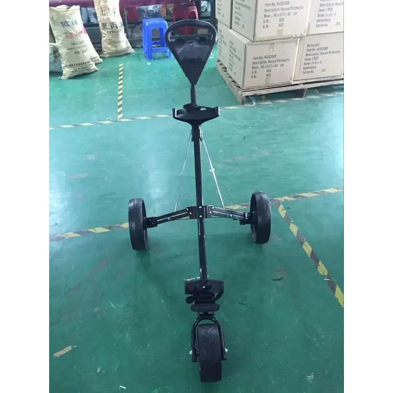 Factory Hot Selling Wholesales Foldle 3 Wheels Golf Trolley