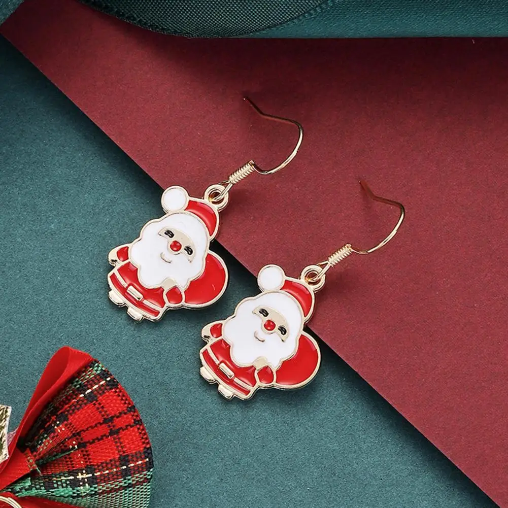 Cute Christmas Earrings for Women Women Christmas Earrings Festive Christmas Stud Earrings Joyful Xmas Tree Cute Elk for Women