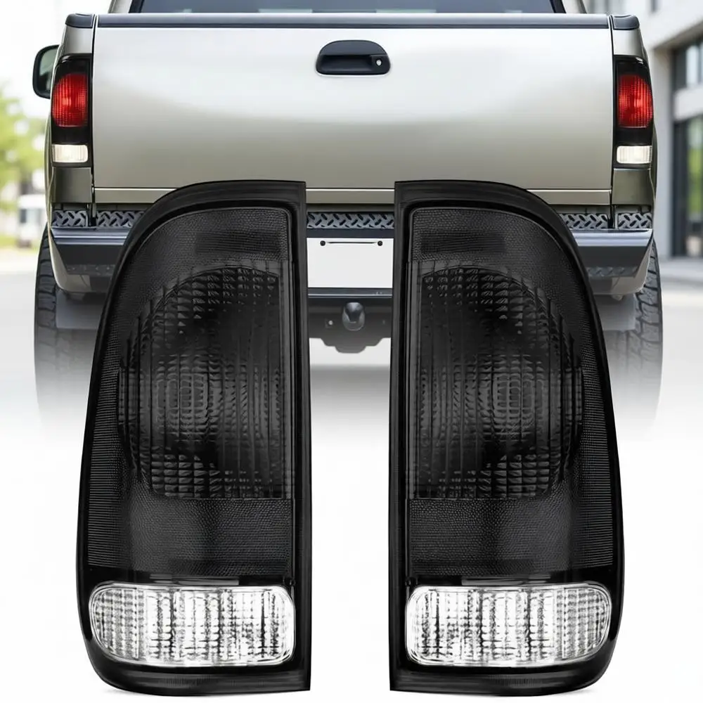 

Комплект задних фонарей, совместимый с Ford F-150 Styleside 250 350 450 550 Super Duty 1997-2007 годов выпуска, дымчатые задние фонари, пара