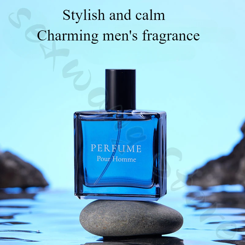 50ml charming and cool men's charm-enhancing perfume with long-lasting light fragrance and fresh and natural fragrance