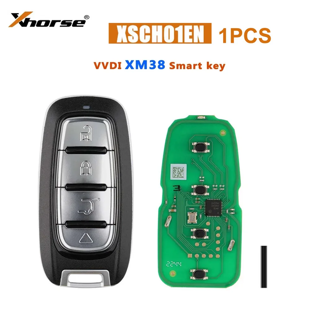 

1PCS Xhorse XSCH01EN XM38 Universal Smart Key for Chrysler Type 4 Buttons Newly Add 8A 4D