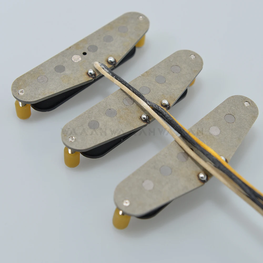 WAAAH Texas Special Classic Blues SSS Alnico 5 60's Blues N Rock Guitar Pickups Single Coil TexMex Style for ST Guitar WAA5PSTS3