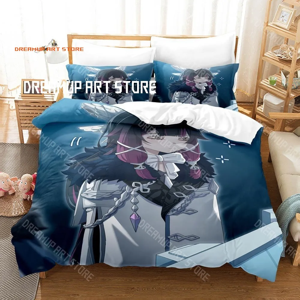 2026 3D Print Genshin Impact Colombina Damselette Bedding Set Single Twin Full Queen King Size Bed Set Aldult Kid Bedroom Duvetc