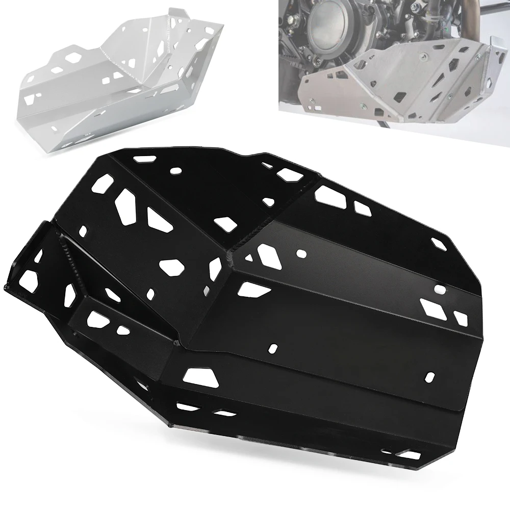 

Motorcycle Accessories CNC Skid Plate Bash Frame Guard ENGINE GUARD SKID PLATE FOR 390 ADVENTURE 390ADVENTURE ADV 2019 2020 2021