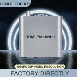 비디오 녹화기 HDMI 호환 장치 비디오 캡처 게임 비디오 녹화기 HDMI/VGA/CVBS HDMI 비디오 라이브 리모컨이 있는 라이브 Dvr