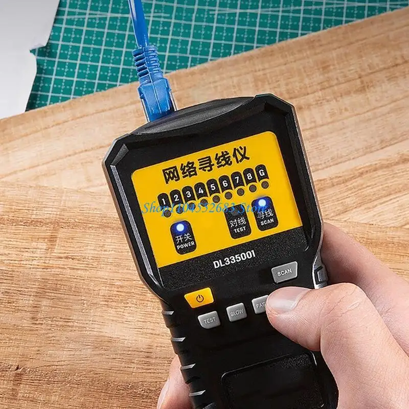 Y6GD RJ11 RJ45 Teléfono herramienta rastreo alambre y locutor alambre Ethernet manera eficiente.