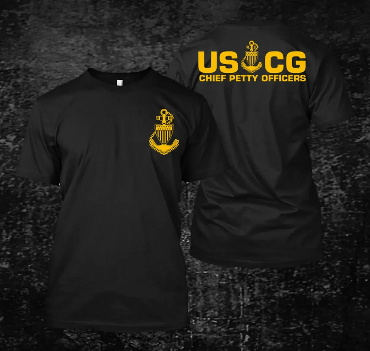 US Coast Guard Chief Petty Officer USGC T-Shirt. Summer Cotton Short Sleeve O-Neck Mens T Shirt New S-3XL
